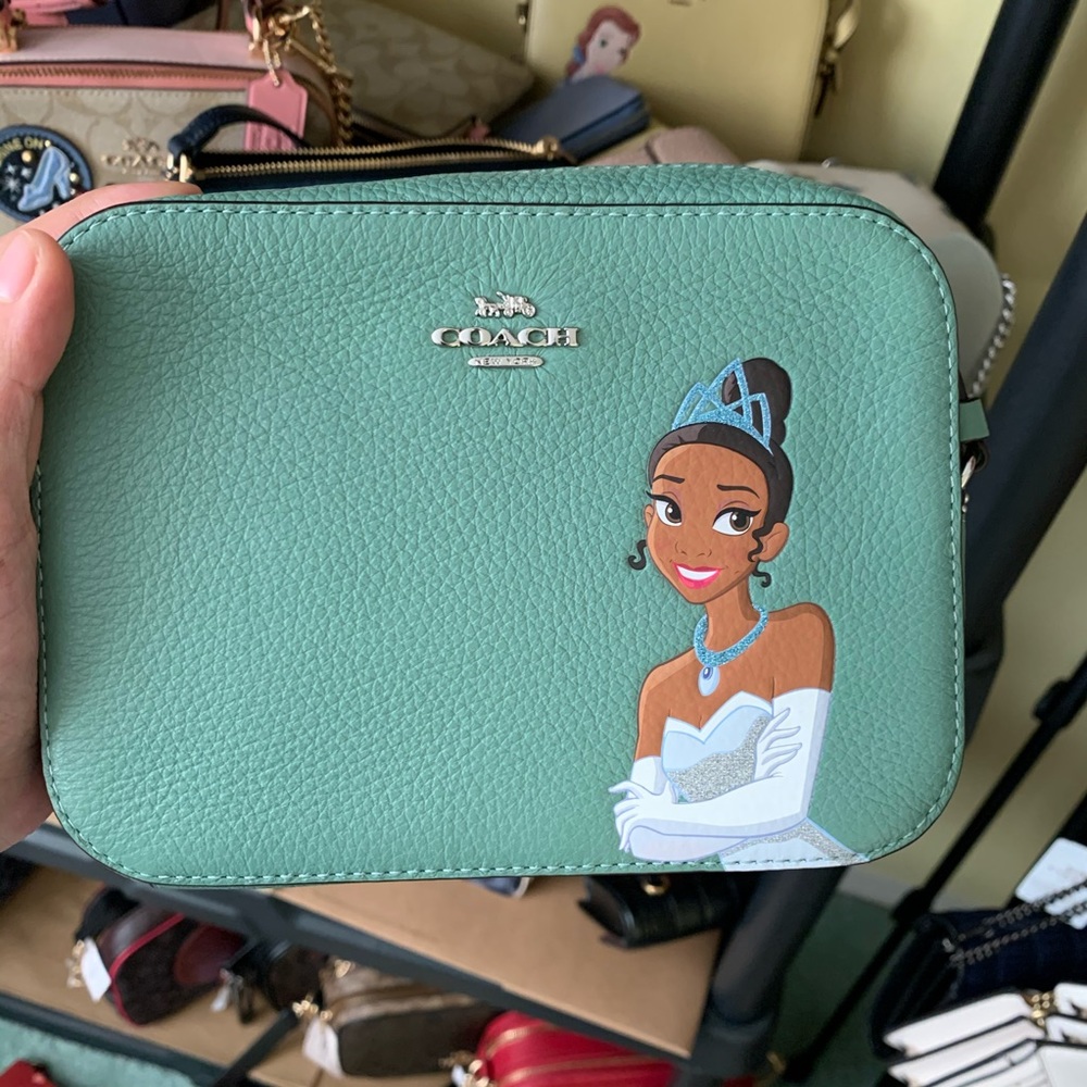 Disney X Coach Camera Bag With Tiana